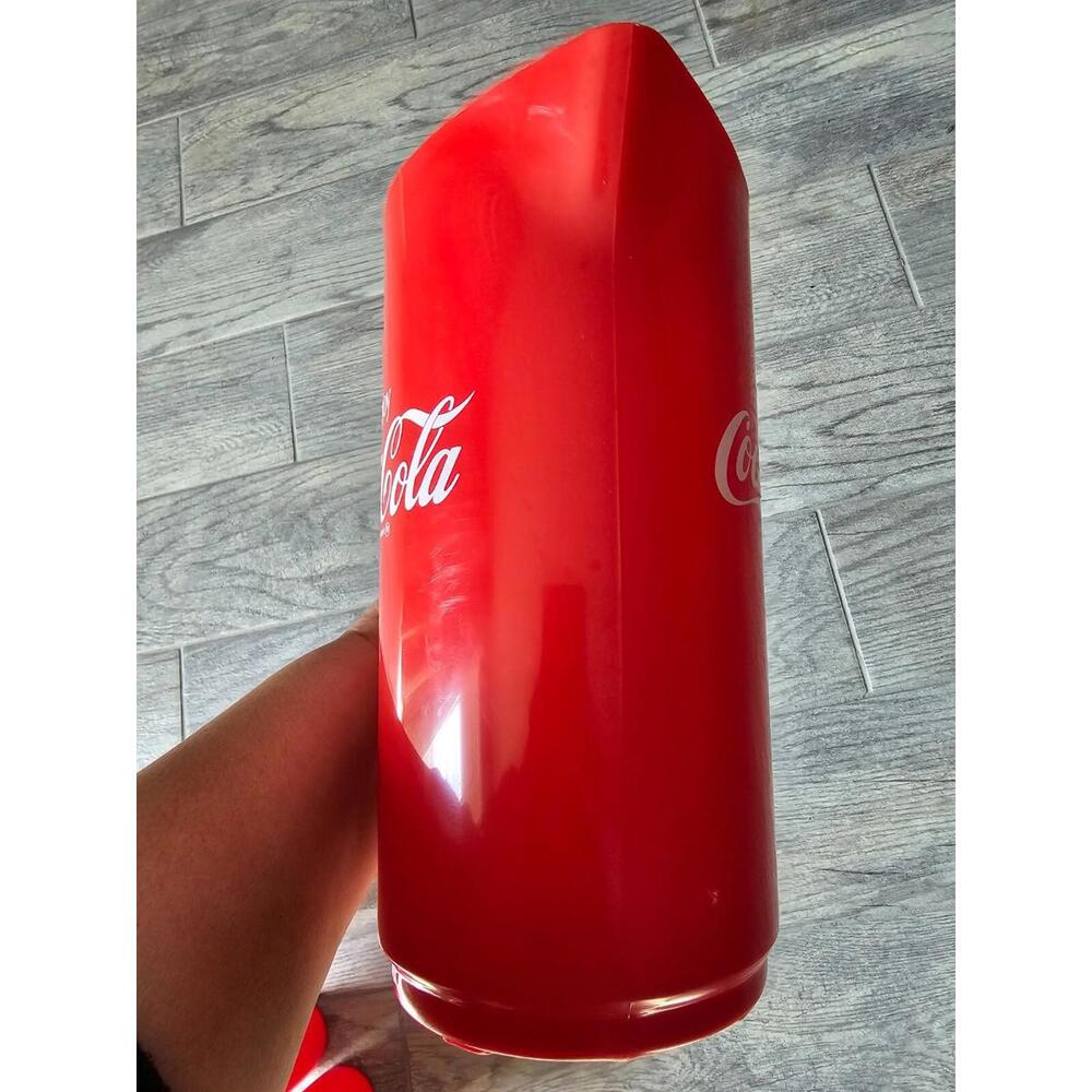 Alladinwear Vintage Enjoy Coca Cola Red Pitcher & Cup Set (5 Pieces) 2.5 QT - Picture 9 of 12